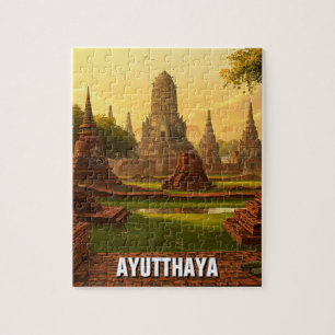 Quebra-cabeça Ayutthaya Tailândia Viagem