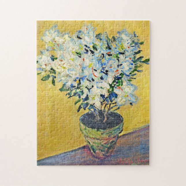 Quebra-cabeça Azaleas brancas em um Pote Monet Fine Art (Vertical)