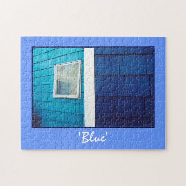 Quebra-cabeça 'Azul' (Horizontal)