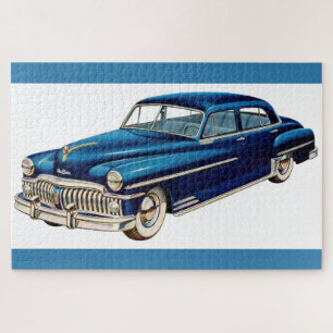 Quebra-cabeça Azul DeSoto 1950