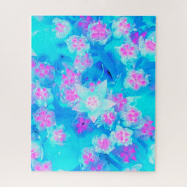 Quebra-cabeça Azul e Rosa Quente - Suculente Submarino