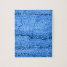 Quebra-cabeça Azul elegante, padrão de granito, mármore azul