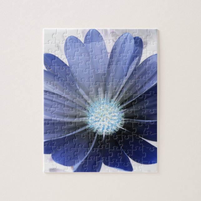 Quebra-cabeça Azul-marisca-africana-brilhante (Vertical)