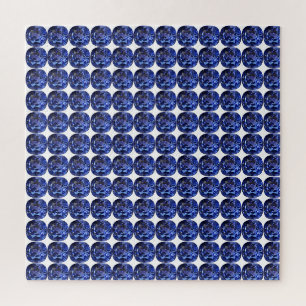 Quebra-cabeça Azul-safira