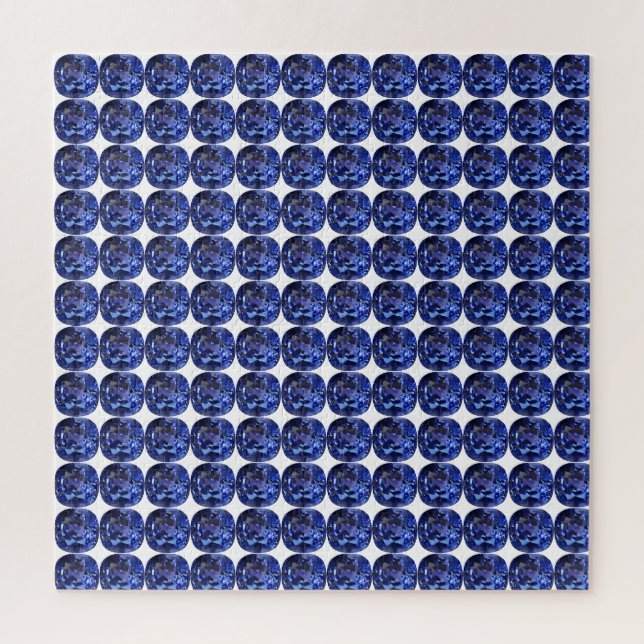 Quebra-cabeça Azul-safira (Vertical)