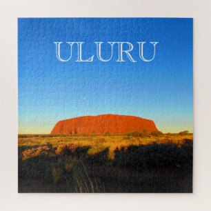 Quebra-cabeça azul uluru
