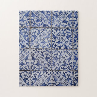 Quebra-cabeça Azulejo espanhol marroquino Texure Vintage