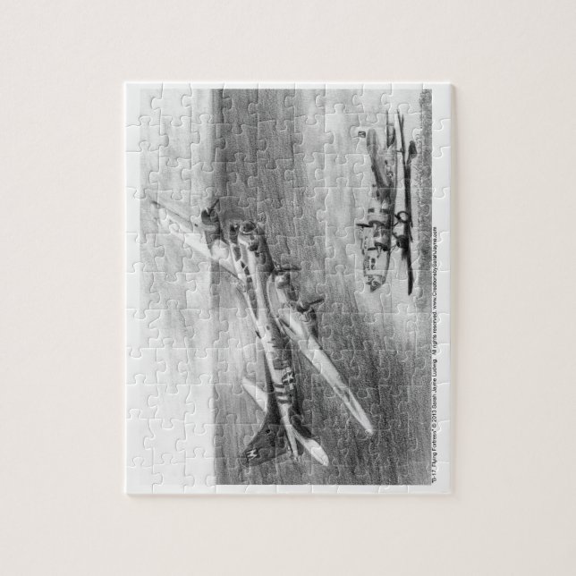 Quebra-cabeça (B-17) Fortaleza Voadora (Vertical)