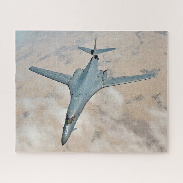 Quebra-cabeça B-1B Asas em Vôo totalmente para frente (Horizontal)