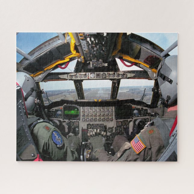 Quebra-cabeça B-52H COCKPIT DE ESTRATOFORTRESS (16x20 POLEGADAS) (Horizontal)