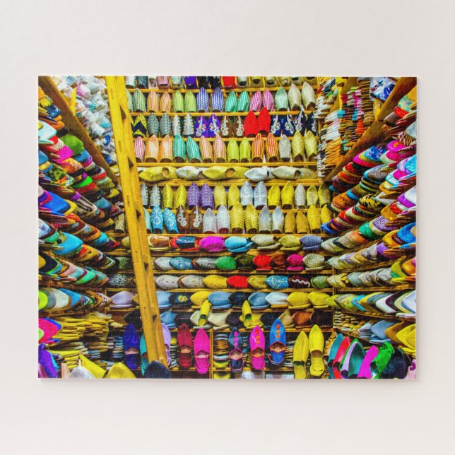 Quebra-cabeça Babouche do Marrocos (Horizontal)