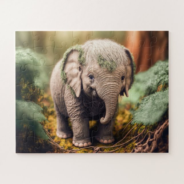 Quebra-cabeça Baby Elephant (Horizontal)