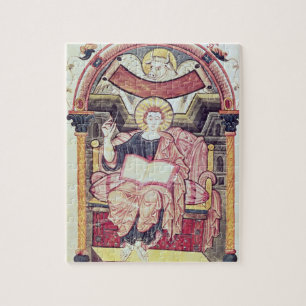 Quebra-cabeça Bacalhau 22. f.85v St Luke o evangelista, de