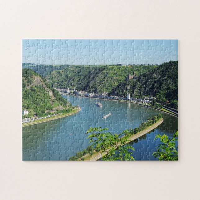 Quebra-cabeça Bacia do reno a das Loreley (Horizontal)
