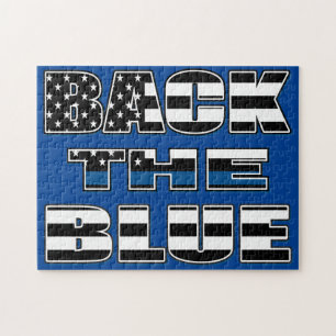 Quebra-cabeça Back The Blue - Apoie a polícia