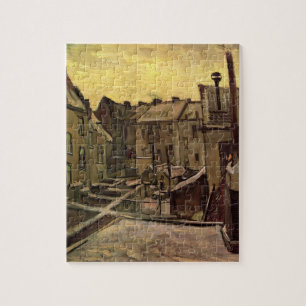 Quebra-cabeça Backyards of Old Houses de Vincent van Gogh