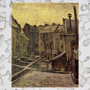 Quebra-cabeça Backyards of Old Houses de Vincent van Gogh