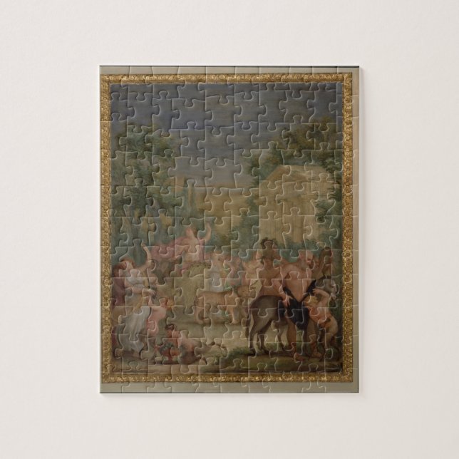 Quebra-cabeça Baco e Ariadne (óleo em canvas) 2 (Vertical)