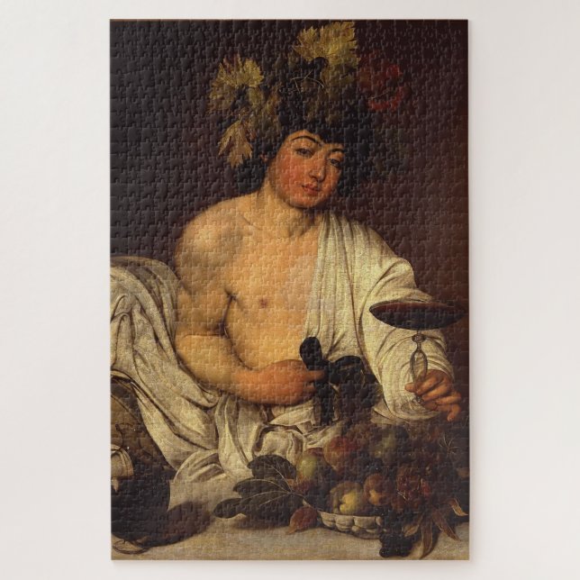 Quebra-cabeça Baco por Caravaggio - Barroco Edição 1 (Vertical)