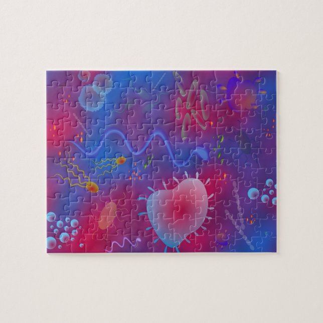 Quebra-cabeça Bactérias (Horizontal)