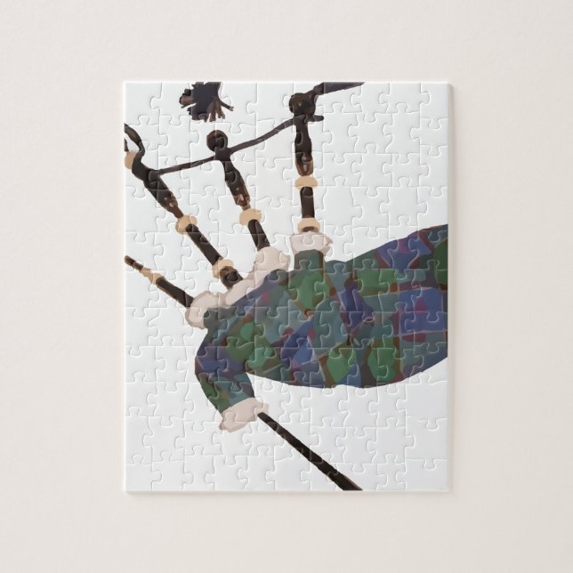 Quebra-cabeça bagaço de xadrez escocês (Vertical)