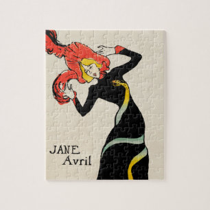 Quebra-cabeça Bailarina Art Nouveau Jane Avril por Toulouse Laut