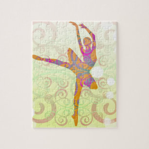 Quebra-cabeça Bailarina elegante da dança
