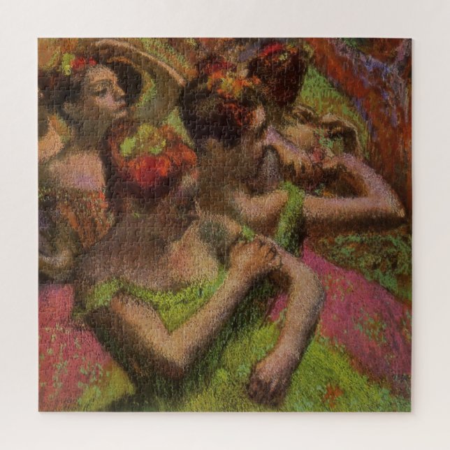 Quebra-cabeça Bailarinas Ajustando Seus Vestidos (Edgar Degas) (Vertical)