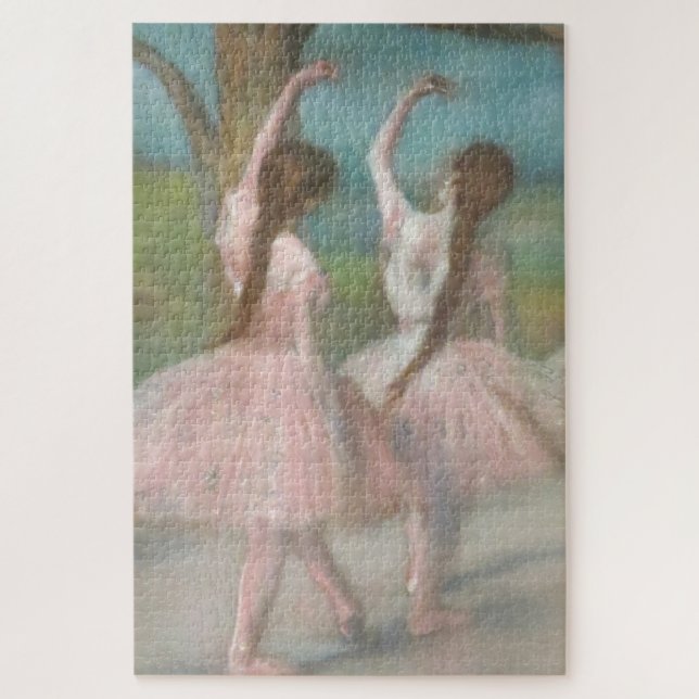 Quebra-cabeça Bailarinas em Rosa Edgar Degas (Vertical)