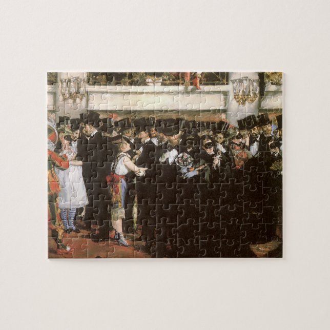 Quebra-cabeça Baile de Máscaras na Ópera por Edouard Manet (Horizontal)