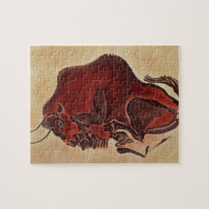 Quebra-cabeça Balance a pintura de um bisonte, Magdalenian