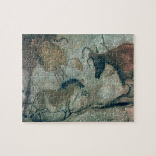 Quebra-cabeça Balance a pintura que mostra um cavalo e uma vaca,