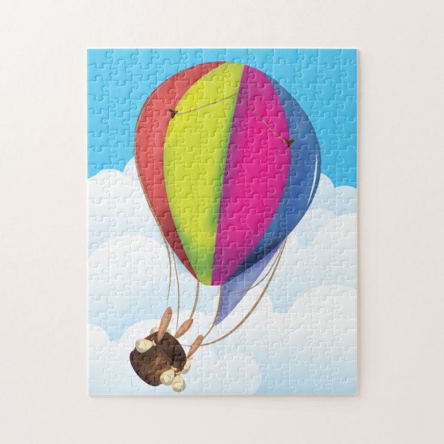 Quebra-cabeça Balão de Desenho Animado Fora de Controle (Vertical)
