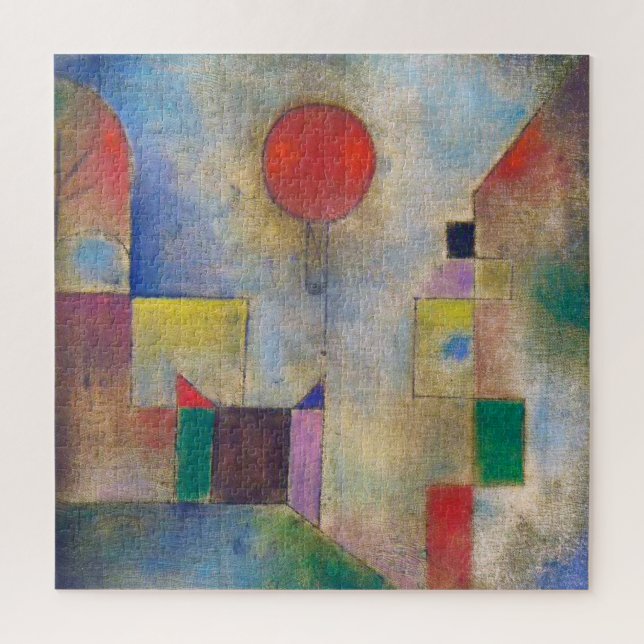 Quebra-cabeça Balão Vermelho, Paul Klee (Vertical)