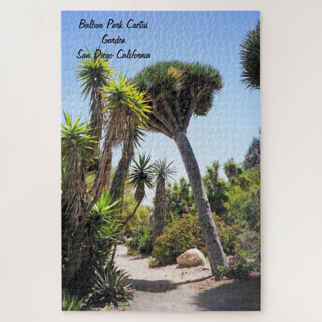 Quebra-cabeça Balboa Park Cactus Garden Puzzle (Vertical)