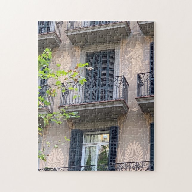 Quebra-cabeça Balcões de Barcelona (Vertical)