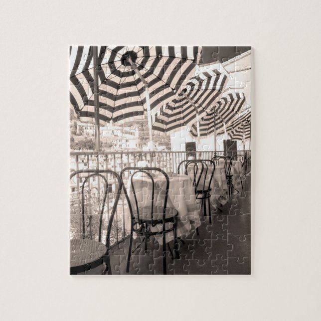 Quebra-cabeça Balconha de restaurante Quaint, Itália (Vertical)