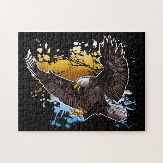 Quebra-cabeça Bald Eagle (Horizontal)