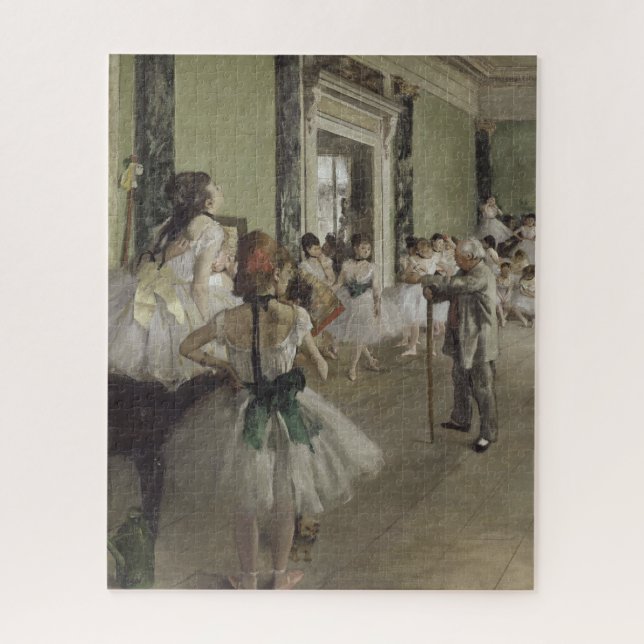 Quebra-cabeça Balé da classe Dance - Pintura de Edgar Degas (Vertical)