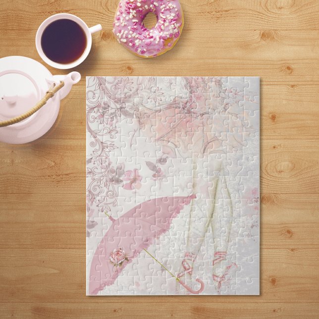 Quebra-cabeça Balé Dançarinos Guarda-chuva (Criador carregado)