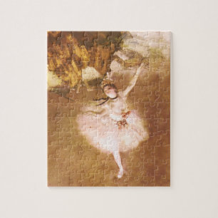 Quebra-cabeça Balé Dancer Degas Star Painting