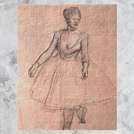 Quebra-cabeça Balé Dancer (estudo) por Edgar Degas, Vintage Art