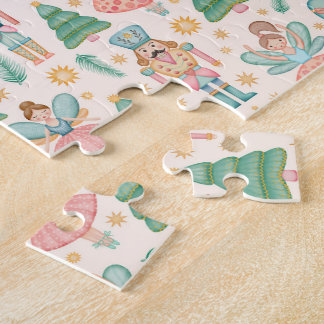 Quebra-cabeça Balé e Fadas de Nozes em Fundo de Creme