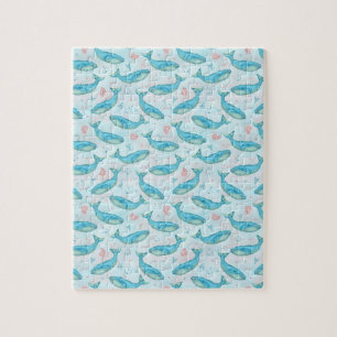 Quebra-cabeça Baleia Azul, Oceano Náutico, Palha-do-mar