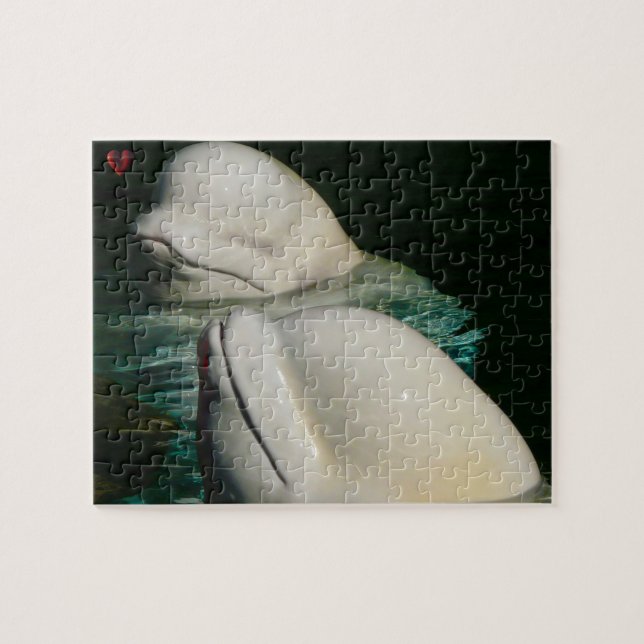 Quebra-cabeça Baleia Beluga Alasca (Horizontal)