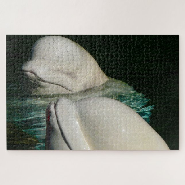 Quebra-cabeça Baleia Beluga Alasca (Horizontal)