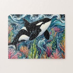 Quebra-cabeça Baleia Orca