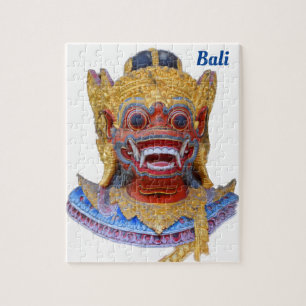 Quebra-cabeça Bali Indonésia - Estátua de Deus Macaco