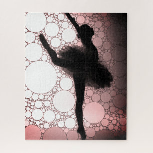 Quebra-cabeça Ballerina, Balé preto rosa