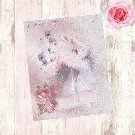 Quebra-cabeça Ballerina Dance Florals Ribbon